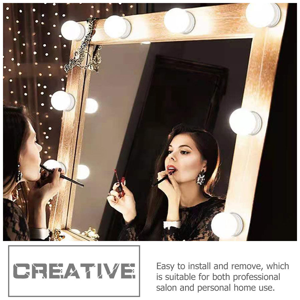 Dressing Table Vanity With Lighted Mirror - 1 juego de espejo de maquillaje