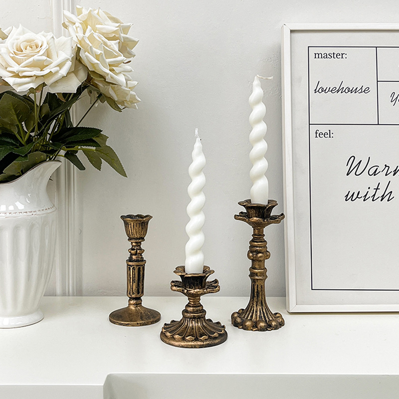 Candelabro de bronce vintage c - Tables reseña y precio