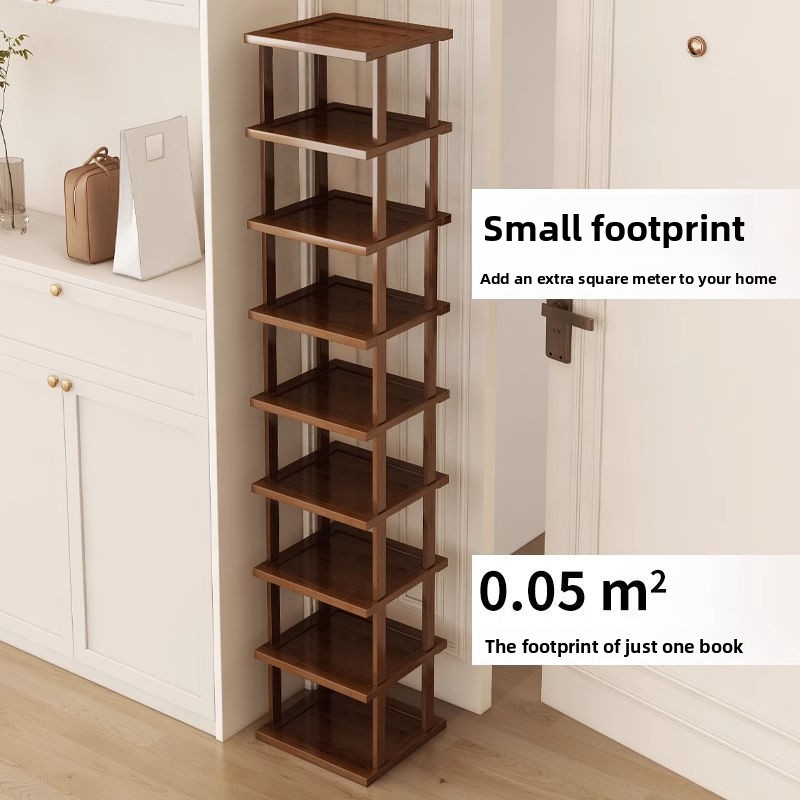 Zapatero de entrada color té,  - Shoe Rack Cabinet Narrow Entryway reseña y precio