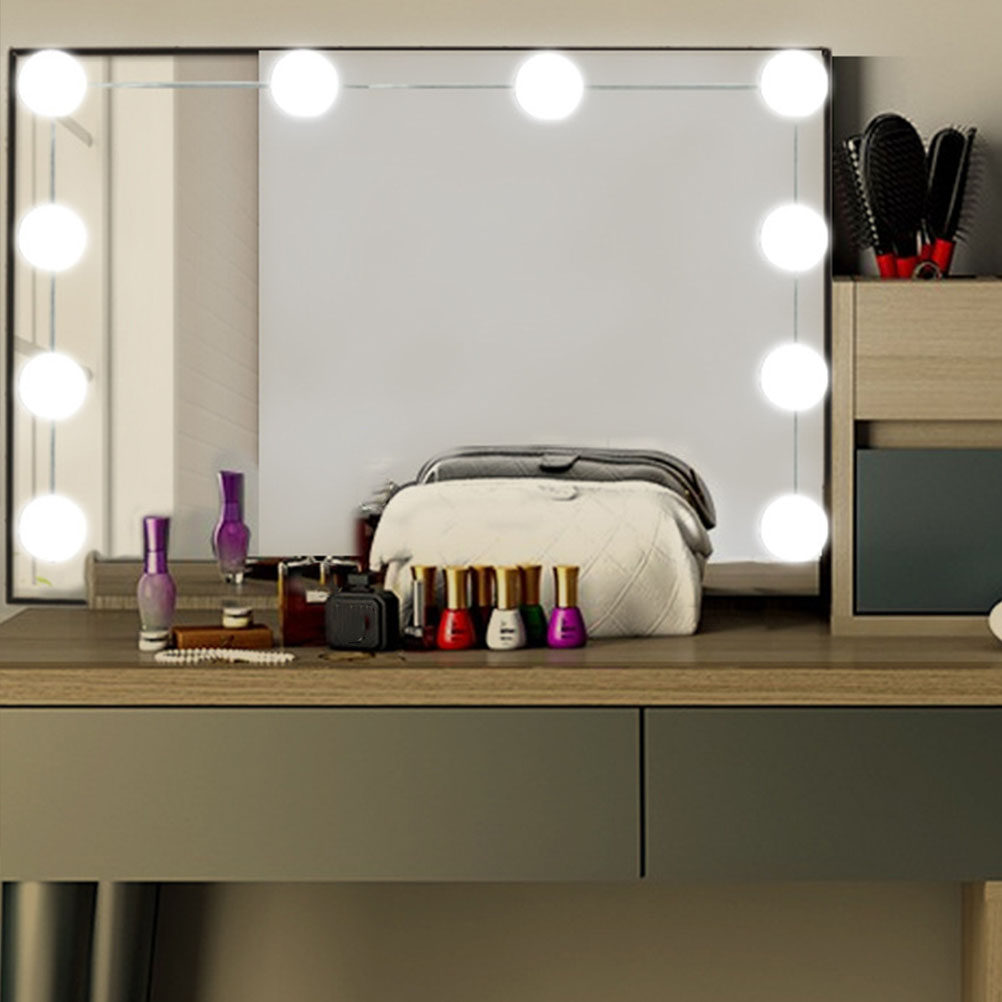 1 juego de espejo de maquillaj - Dressing Table Vanity With Lighted Mirror reseña y precio