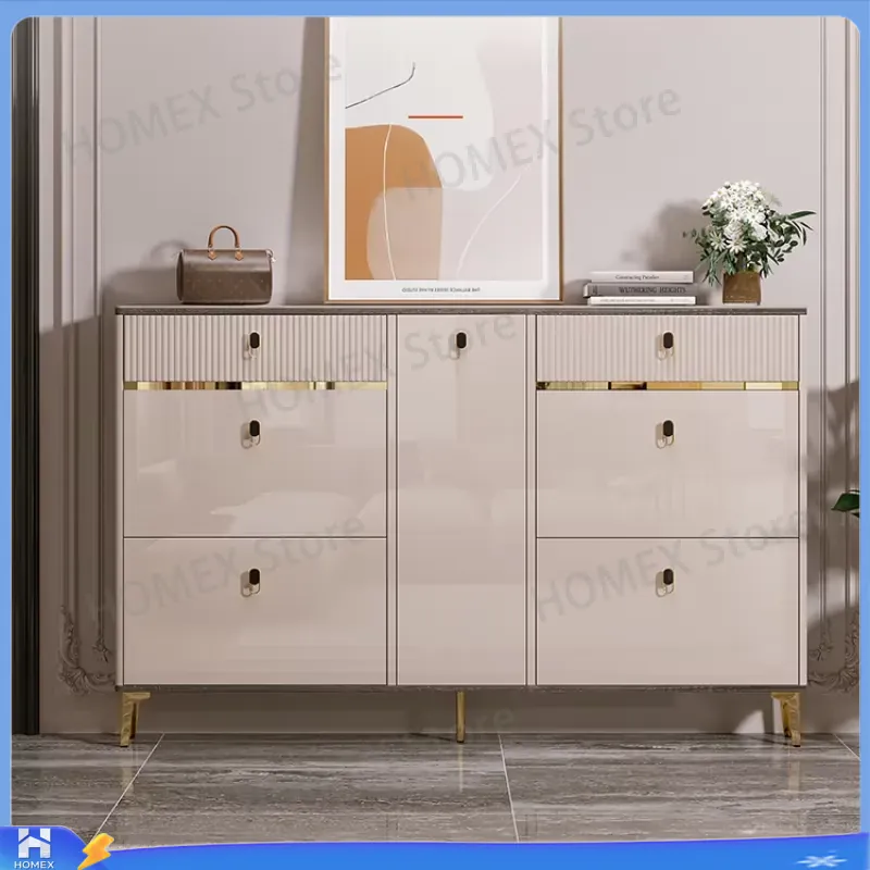 Zapatero impermeable con tabur - Shoe Rack Cabinet Narrow Entryway reseña y precio